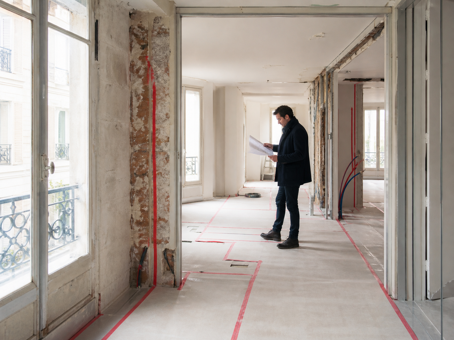 Rénovation coordonnée d'un appartement