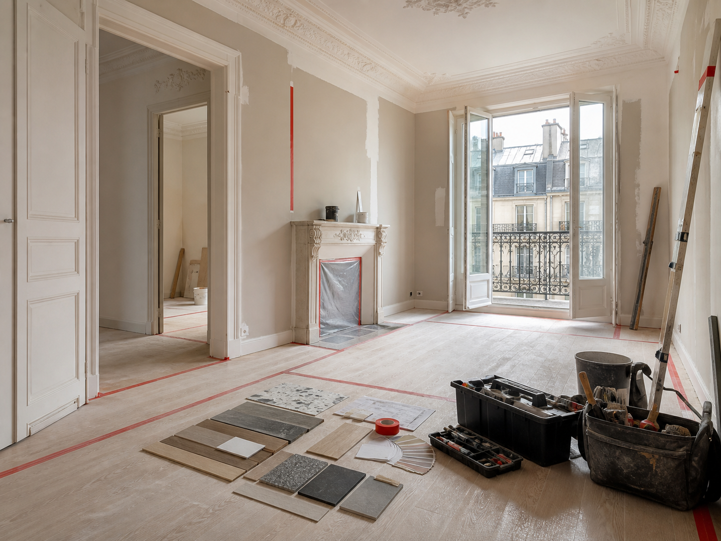 Organisation précise d'un chantier nantais